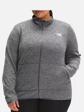 The North Face Canyonlands FullZip
Fleece Jacket Heather Gray. Size 3X.